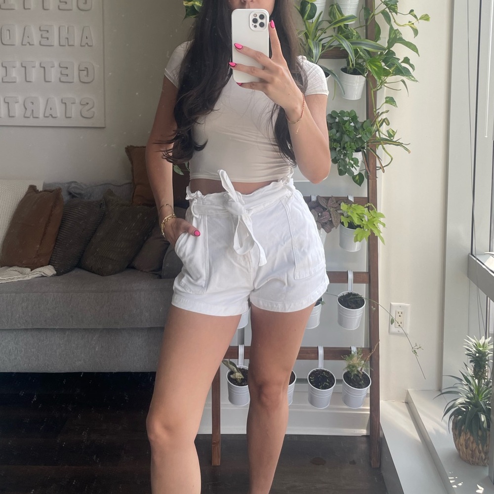 White Women's Shorts
